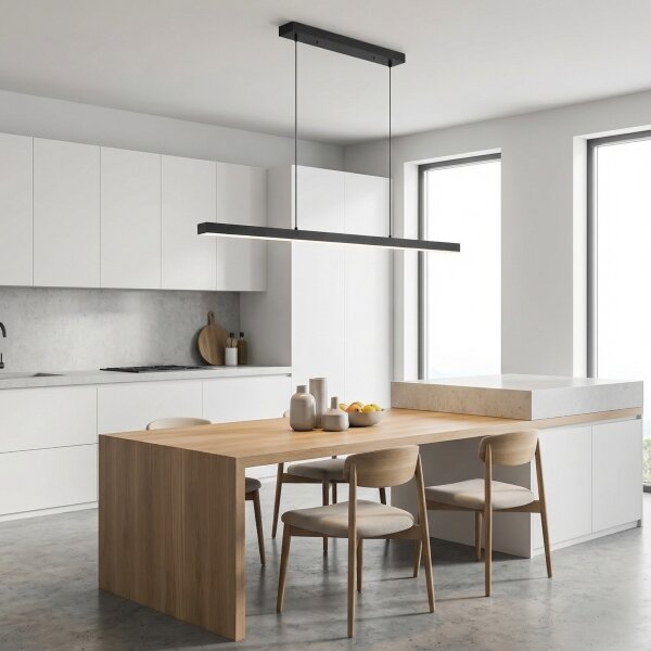 Brilagi - LED Lustr na lanku AXIS LED/30W/230V 120 cm černá