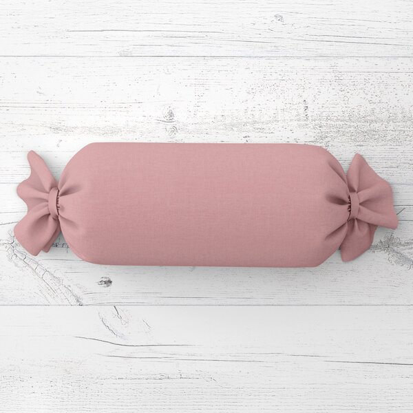 Biante Polštář válec bonbon Rongo RG-074 Starorůžový 15x40 cm