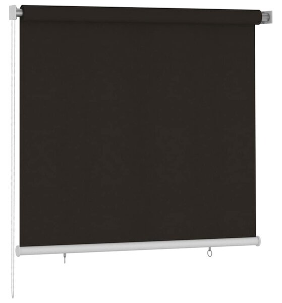 Venkovní roleta 165 (Š) x 140 (V) cm hnědá HDPE 312970