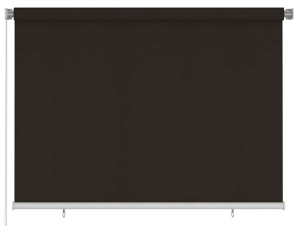 Venkovní roleta 205 (Š) x 140 (V) cm hnědá HDPE 312972