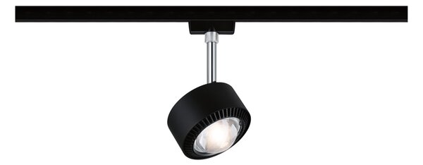 Paulmann 96812 Aldan, spot pro Urail systém, 9W LED 4000K stmívatelné, matná černá, výška 17cm