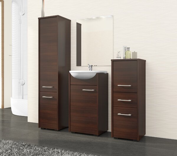 Ak furniture Koupelnová skříňka Fin I 30 cm venge