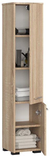 Ak furniture Koupelnová skříňka Fin I 30 cm dub sonoma