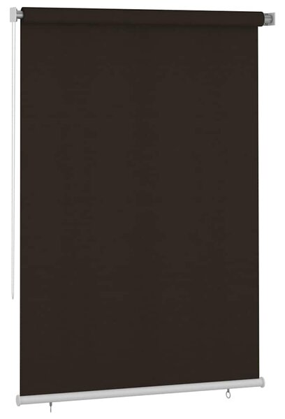 Venkovní roleta 165 (Š) x 230 (V) cm hnědá HDPE 312983