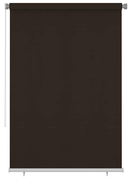 Venkovní roleta 165 (Š) x 230 (V) cm hnědá HDPE 312983