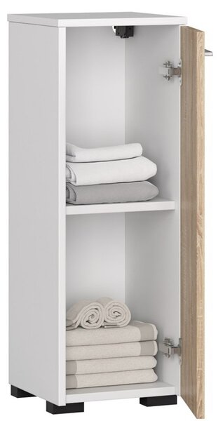 Ak furniture Koupelnová skříňka Fin 30 cm bílá/sonoma