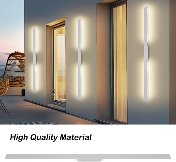 Brilagi - LED Venk. nást. svít. LUNA LED/30W/230V 3000K IP65 150 cm bílá CRI 90