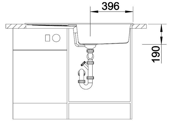 BLANCO METRA XL 6 S, BLA-515142