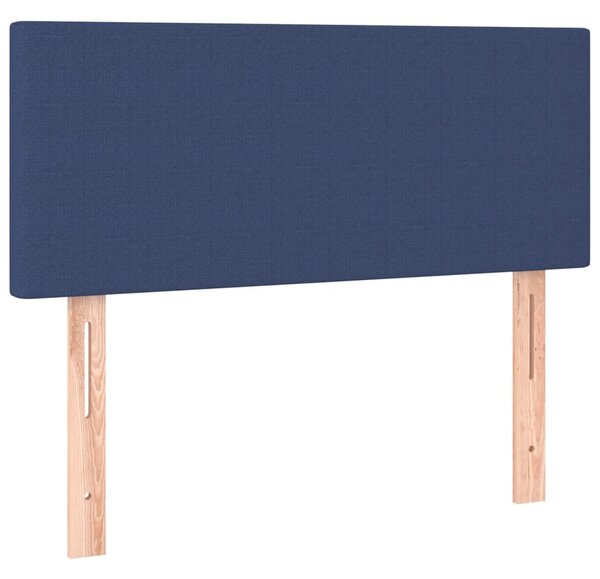 Box spring postel s matrací modrá 80x200 cm textil 3130071