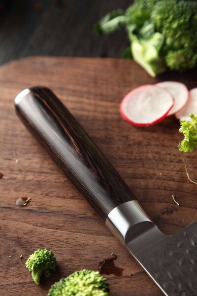 Santoku nůž XinZuo He B1H 7"
