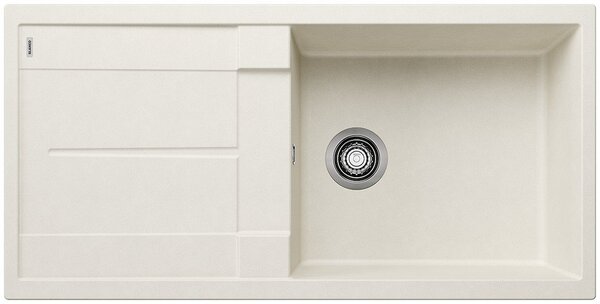Blanco Metra XL 6 S, silgranitový dřez 1000x500x190 mm, 1-komorový, jemná bílá, BLA-527124