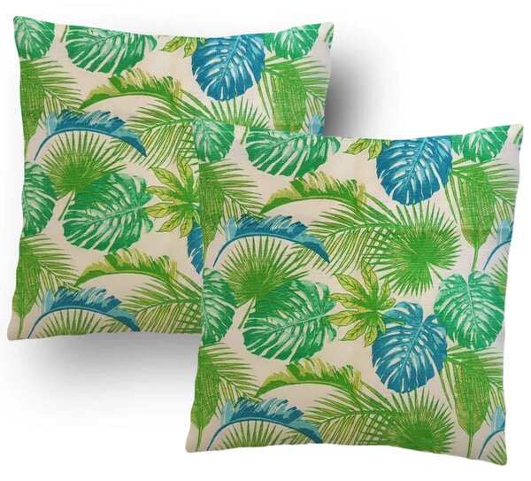 Povlak na polštář bavlněná 40x40cm Tropic TiaHome 2ks