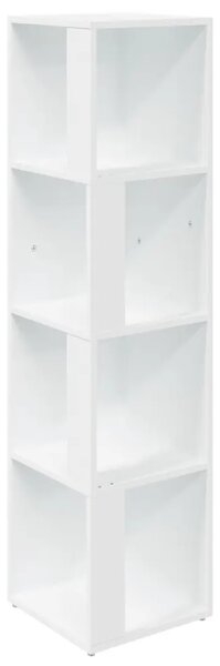 Regál Zakito 33 cm x 132 cm x 33 cm bílý