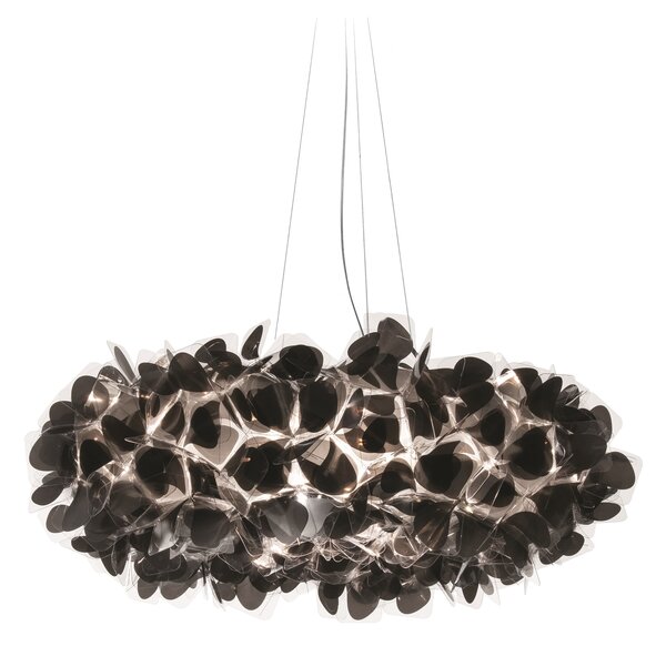SLAMP CLISL00BNM01T00000EU Clizia Mama Non Mama Black Large, designové svítidlo s čirým kabelem, 4x12W E27, prům. 78cm