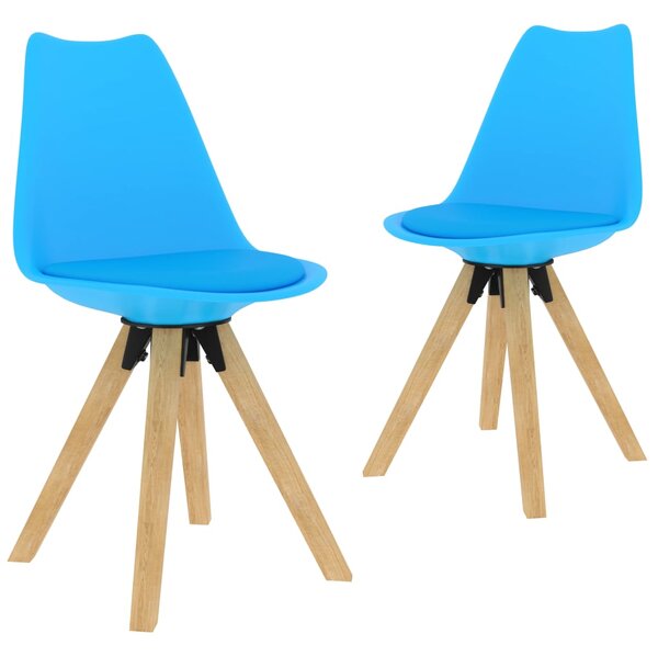 Jídelní židle 2 ks modré