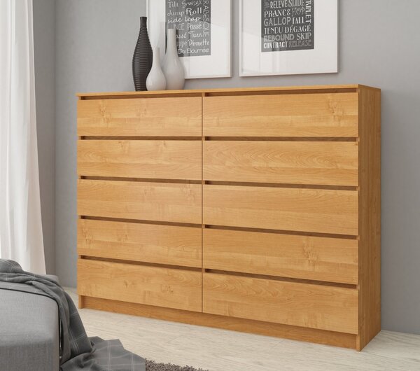 Ak furniture Komoda Rollo K 160 cm olše