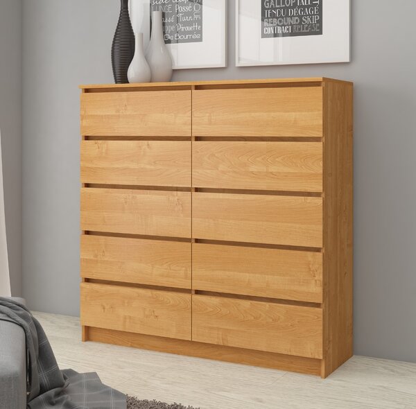 Ak furniture Komoda Kuba 120 cm olše