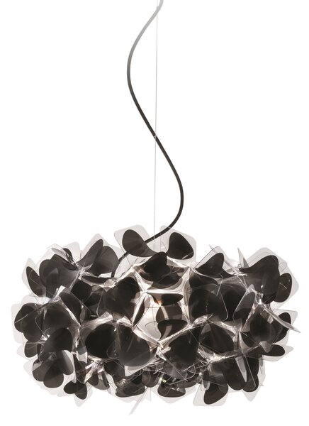 SLAMP CLISS00BNM01B00BLCEU Clizia Mama Non Mama Black Medium, designové svítidlo s černým kabelem, 2x12W E27, prům. 53cm