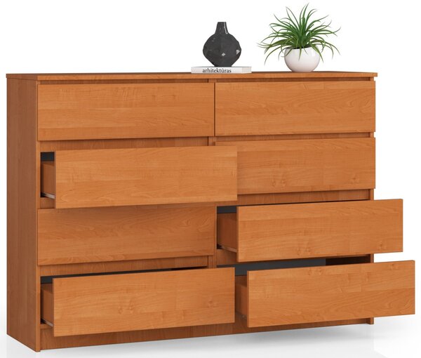 Ak furniture Komoda Rollo X 140 cm olše