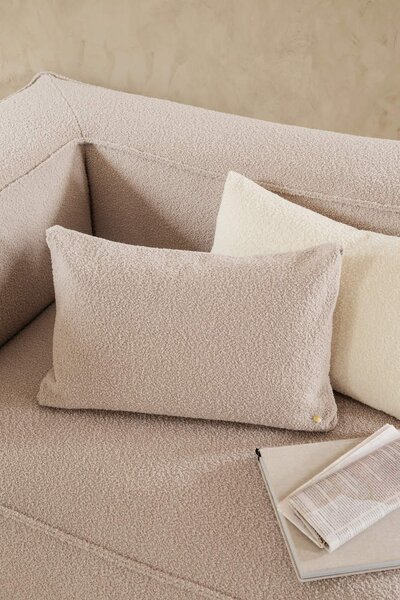 Ferm Living Polštář Clean Wool Boucle, natural