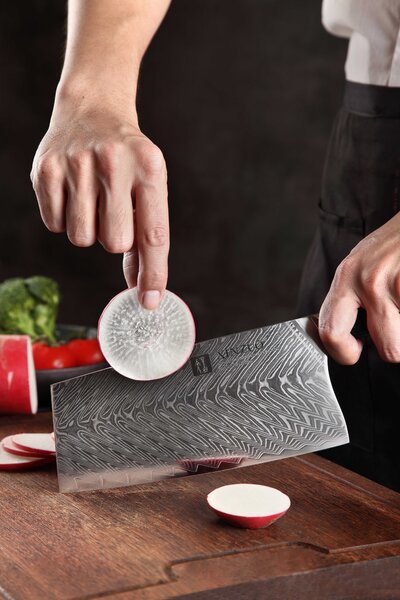 Univerzální kuchyňský čínský nůž TAO XinZuo Feng B32 7" - XinZuo.cz