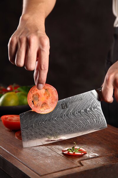 Univerzální kuchyňský čínský nůž TAO XinZuo Feng B32 7" - XinZuo.cz