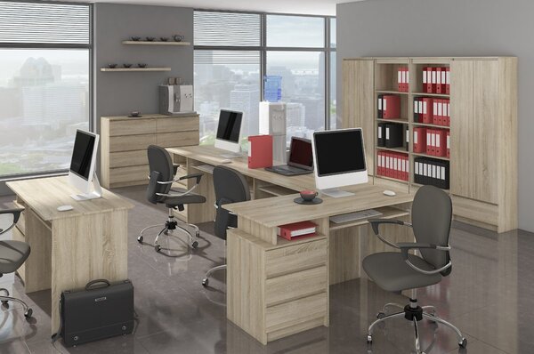 Ak furniture Komoda Rollo X 138,4 cm dub sonoma