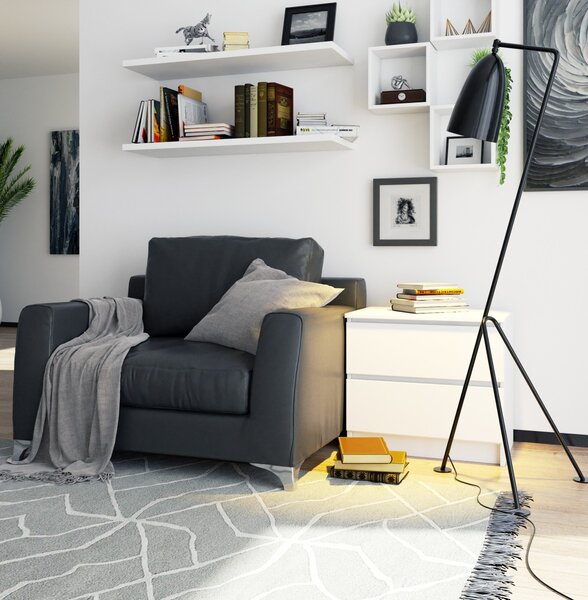 Ak furniture Komoda Liv 60 cm bílá