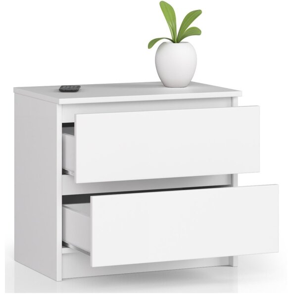Ak furniture Komoda Liv 60 cm bílá