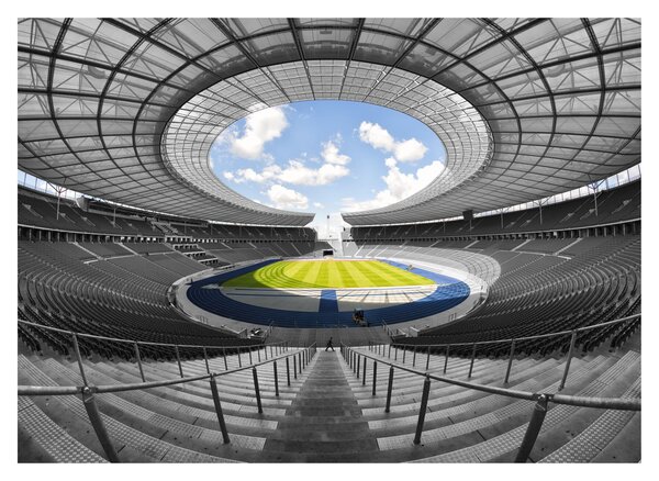 Skleněný obraz - fotbalový stadion (70x50 cm)