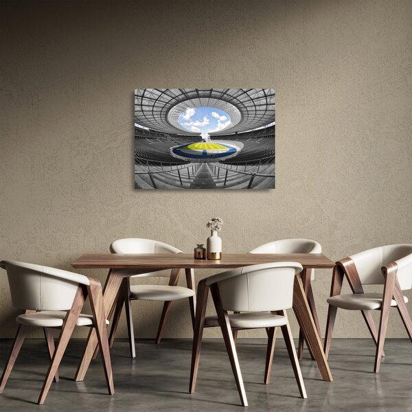 Skleněný obraz - fotbalový stadion (70x50 cm)