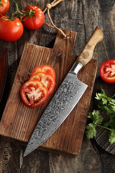 XinZuo Šéfkuchařský nůž HEZHEN Master B30 8.3"