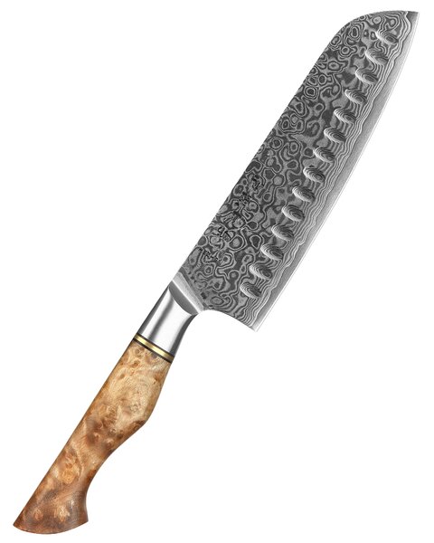 XinZuo Santoku nůž HEZHEN Master B30 7"