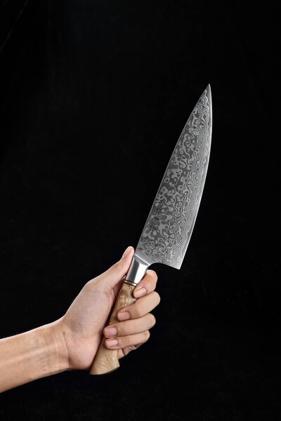 XinZuo Šéfkuchařský nůž HEZHEN Master B30 8.3"