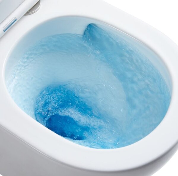 LaVita Sinto wc mísa se sedátkem s pomalým sklápěním závěsná bez splachovacího kruhu s vírovým splachováním bílá lesk 5900378334798