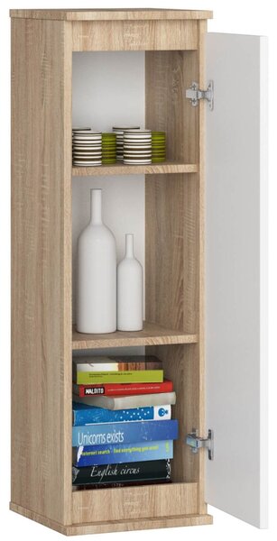 Ak furniture Závěsná skříňka Star 30 cm sonoma/bílá