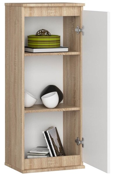 Ak furniture Závěsná skříňka Star 40 cm sonoma/bílá