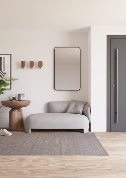 Dubiel Vitrum Rio zrcadlo 60x100 cm obdélníkový černá 5905241011554