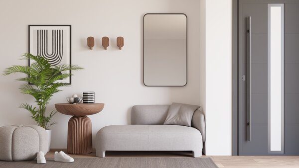 Dubiel Vitrum Rio zrcadlo 60x100 cm obdélníkový černá 5905241011554