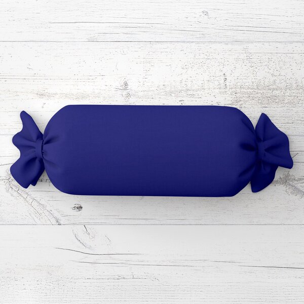 Biante Polštář válec bonbon Rongo RG-078 Královská modrá 15x40 cm