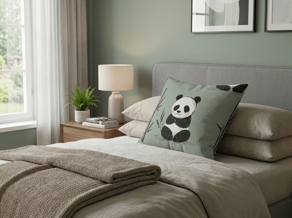 Povlak na polštář z mikrovlákna PANDA RELAX 45x45 cm, mentolový
