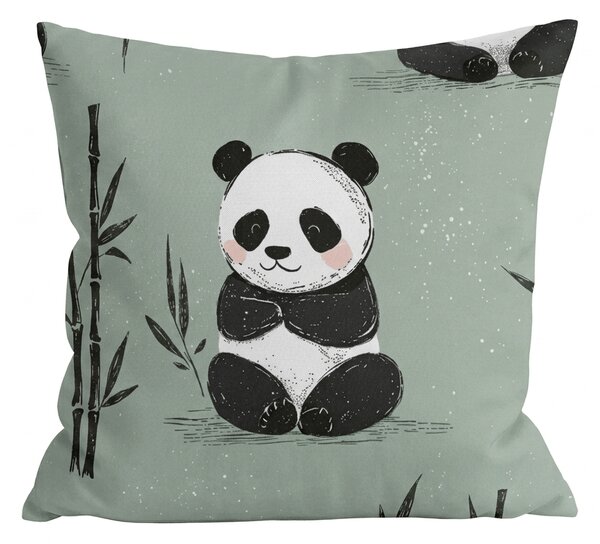 Povlak na polštář z mikrovlákna PANDA RELAX 45x45 cm, mentolový