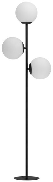 TK LIGHTING Stojací lampa - CELESTE 5461, ⌀ 35 cm, 230V/15W/3xE27, bílá/černá