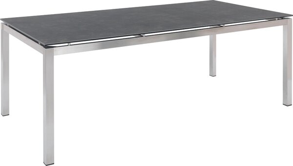ZAHRADNÍ STŮL, kov, sklo, 200/100/75 cm Amatio - Venkovní stoly