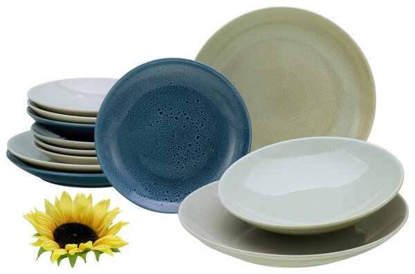 JÍDELNÍ SOUPRAVA 12dílnékamenina Creatable - Online Only nádobí, Online Only
