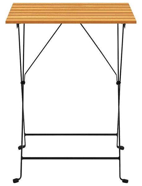 Bistro stolek 55 x 54 x 71 cm masivní akáciové dřevo 313158
