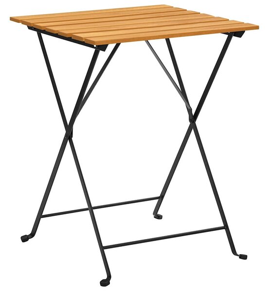 Bistro stolek 55 x 54 x 71 cm masivní akáciové dřevo 313158
