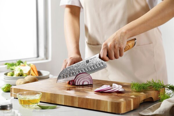 Santoku nůž XinZuo Lan B37 7"