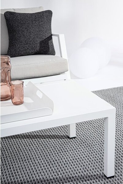 Bílý hliníkový zahradní lounge set pro 4 Harley – Bizzotto