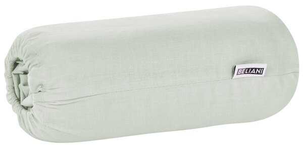 Prostěradlo s gumou JANBU Bavlna 200 x 200 cm Světle zelená